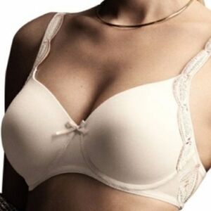 Chantelle Legende Nude T-shirt Bra - Sz 32D US